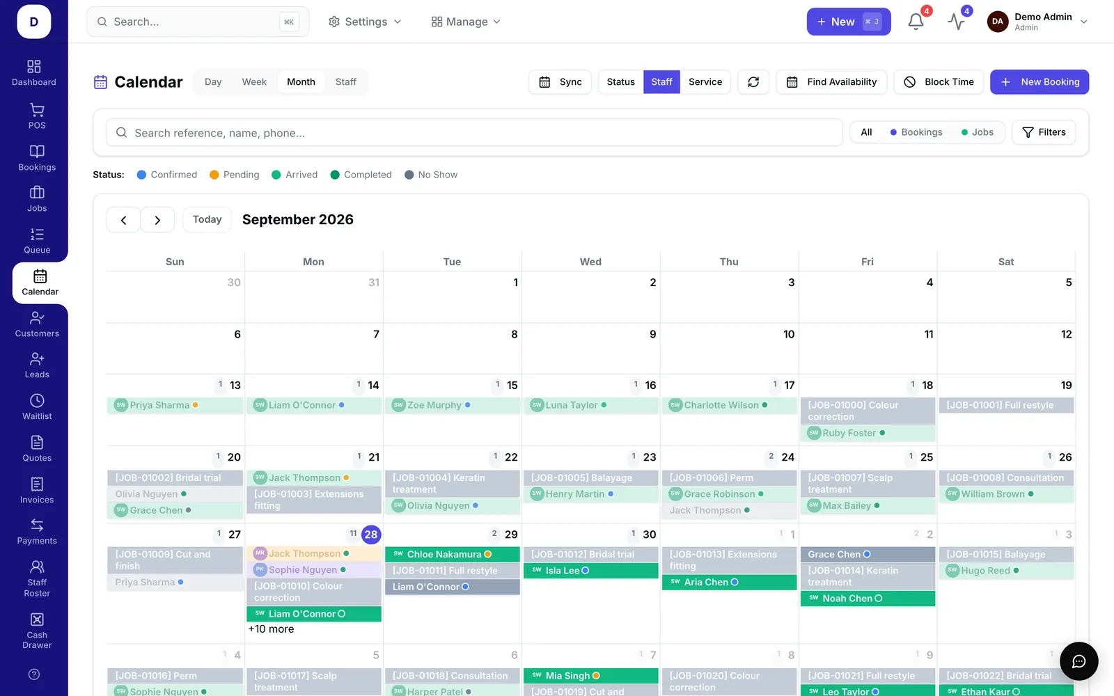 Using the calendar