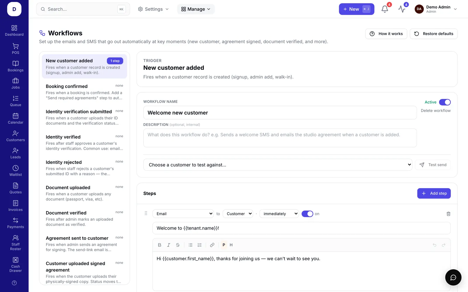 Workflows & automations