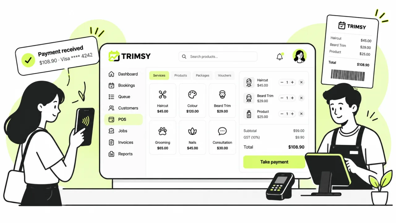 Point of sale in Trimsy