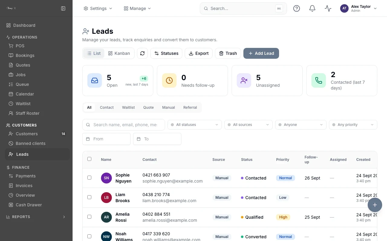 Leads in Trimsy
