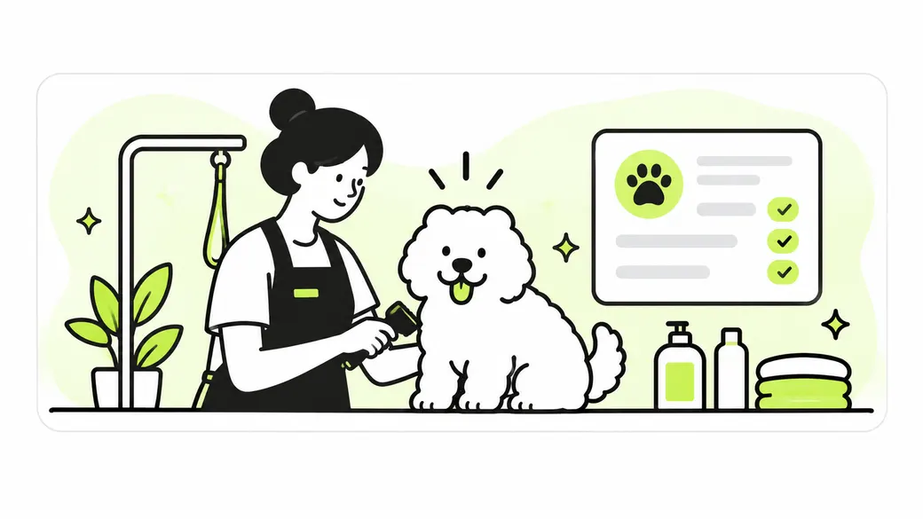 Booking software for dog groomers —
