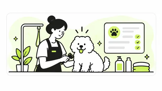Pet Grooming running on Trimsy
